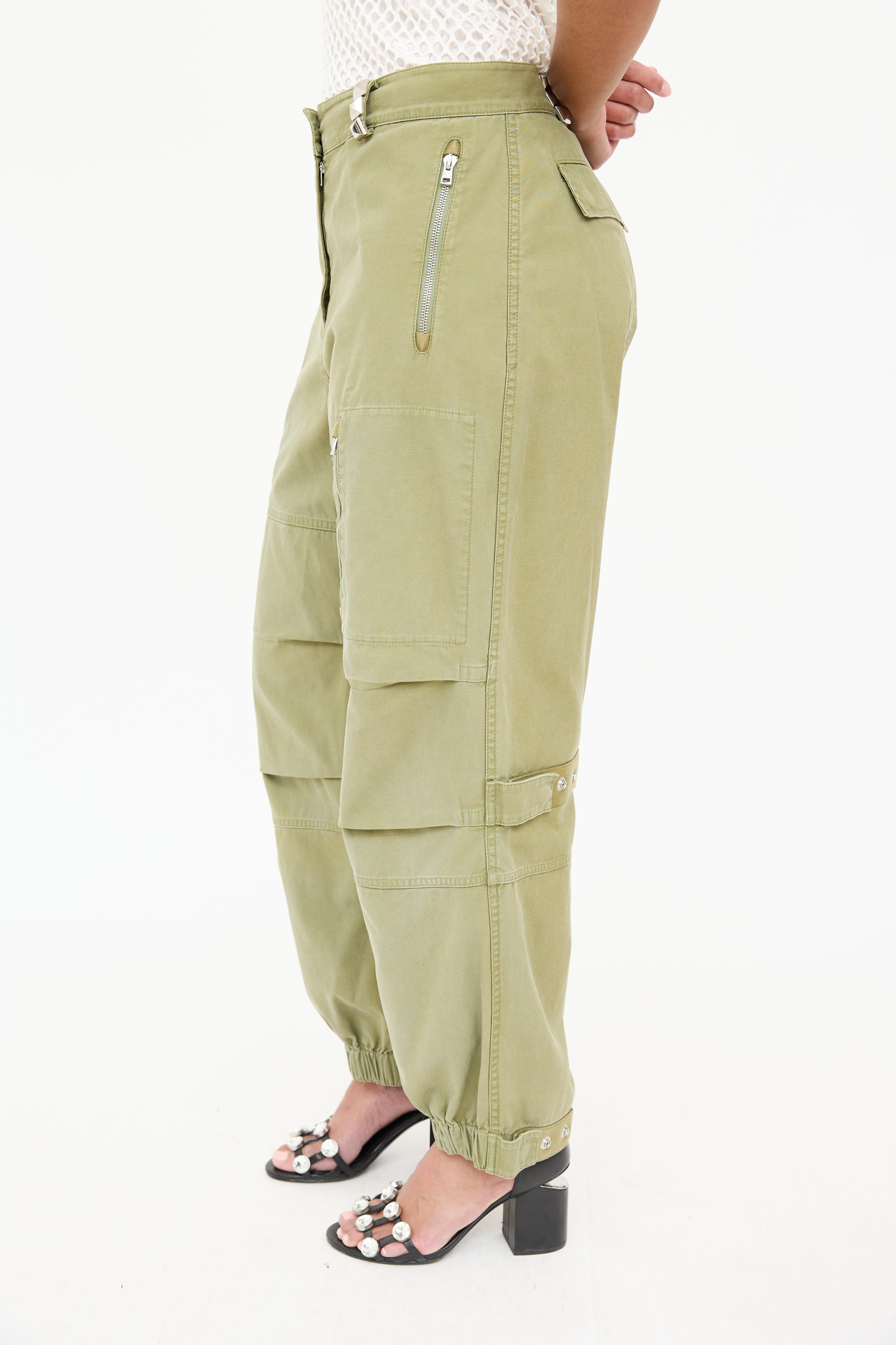Alexander Wang Studded Cargo Trouser