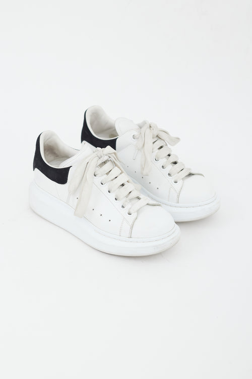 Alexander McQueen White & Black Oversized Sneaker