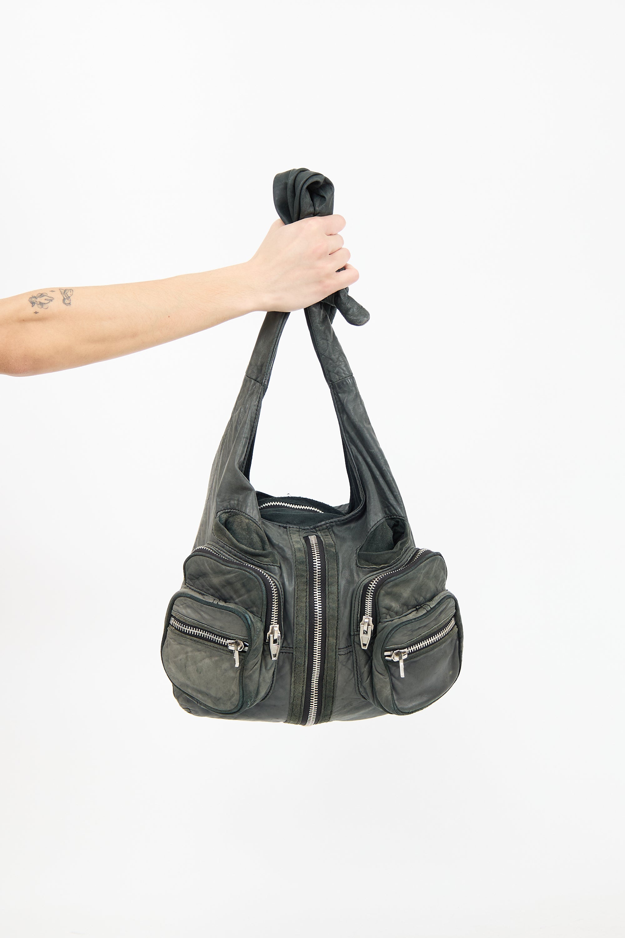 Alexander Wang Leather Knotted Donna Bag