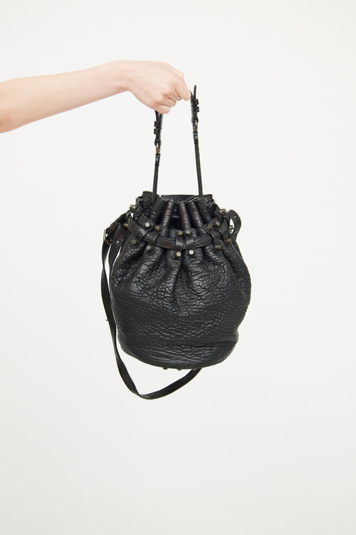 Alexander Wang Black Diego Bucket Bag