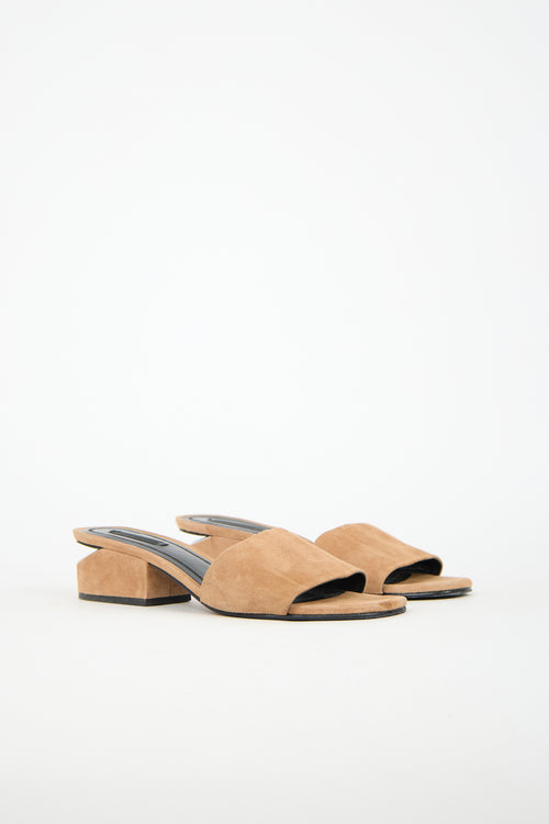 Alexander Wang Suede Lou Sandal