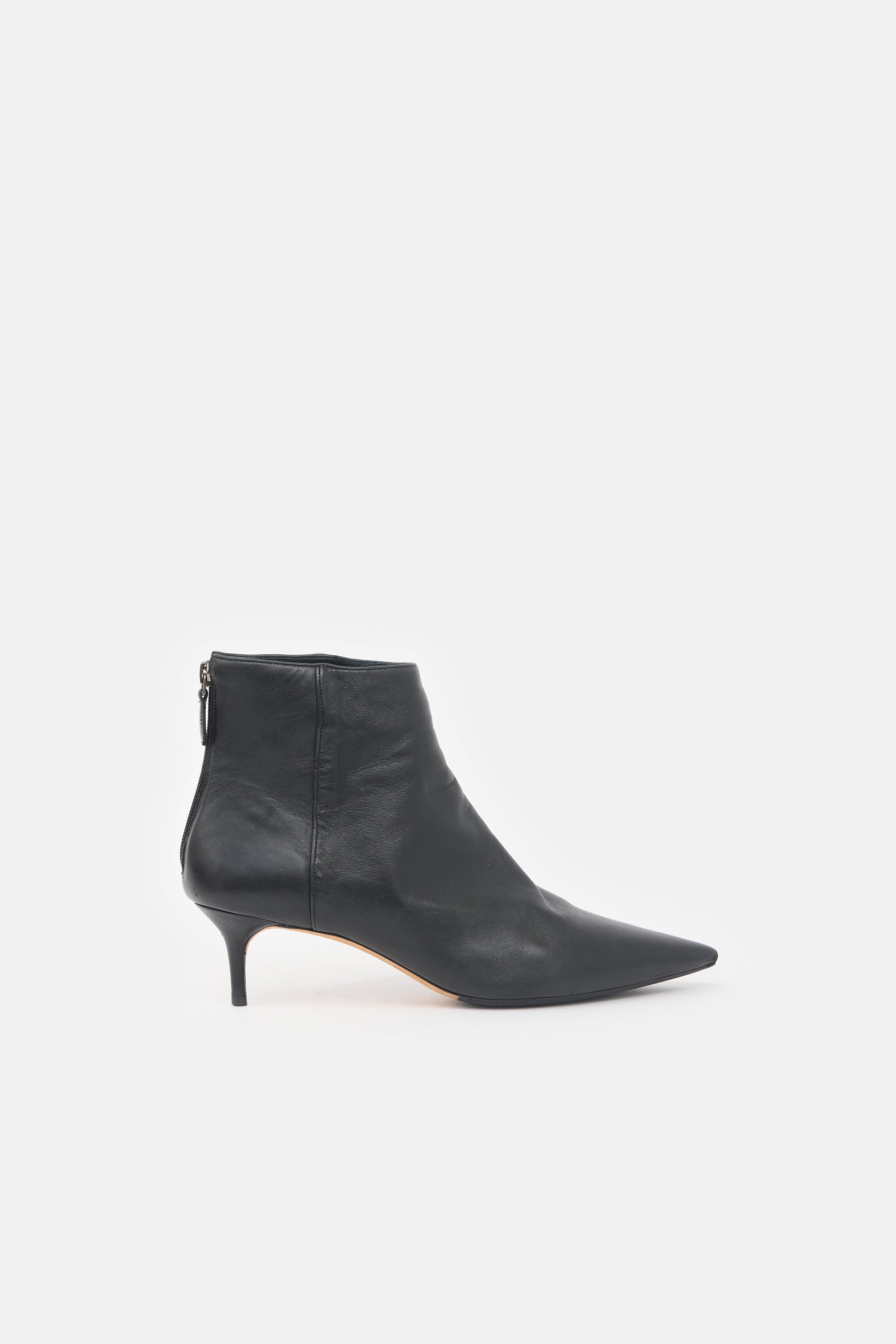 Alexandre Birman Leather Point Toe Boot