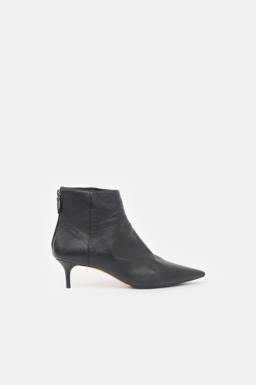 Alexandre Birman Leather Point Toe Boot