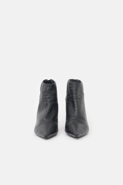 Alexandre Birman Leather Point Toe Boot