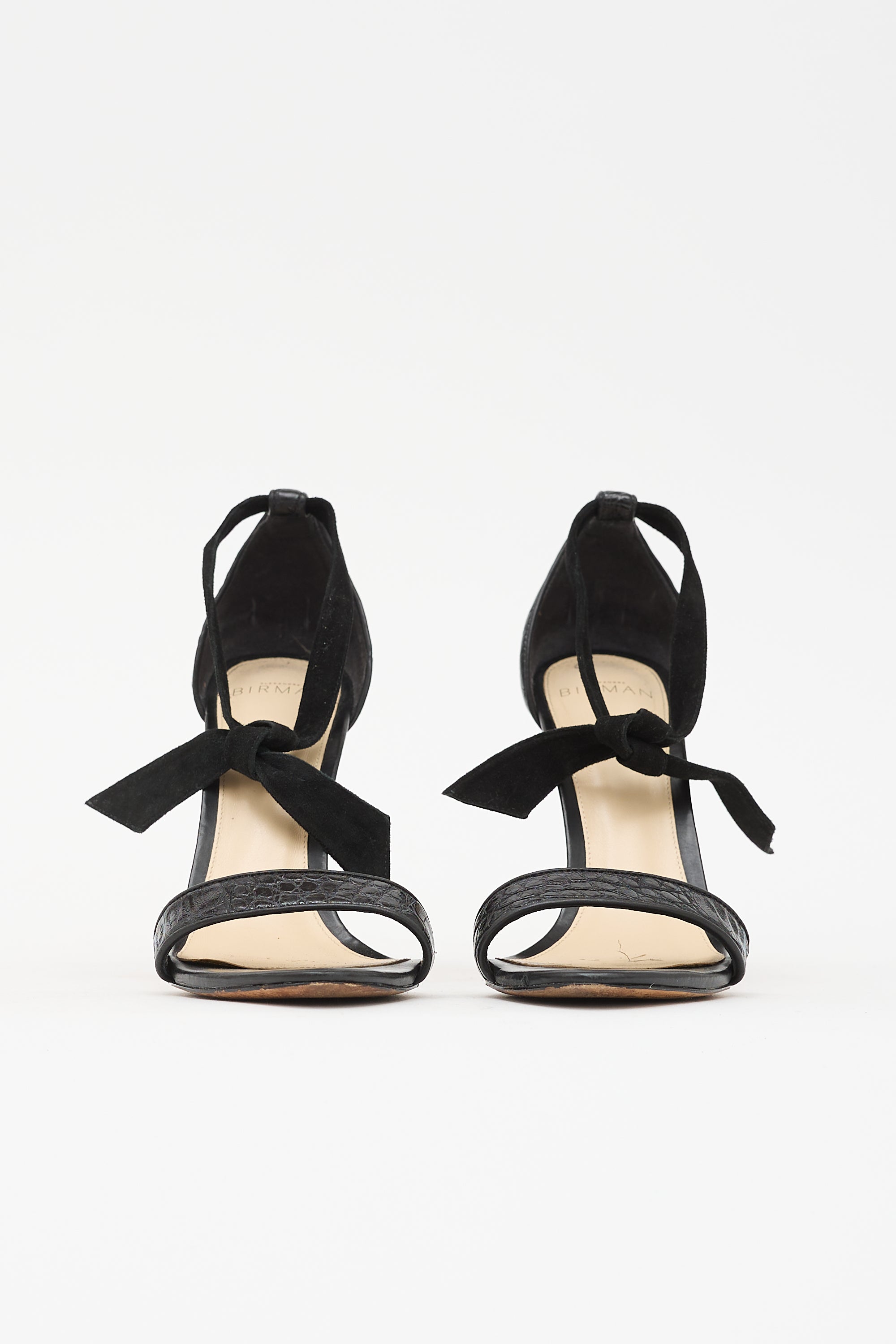 Alexandre Birman Leather & Suede Sandal