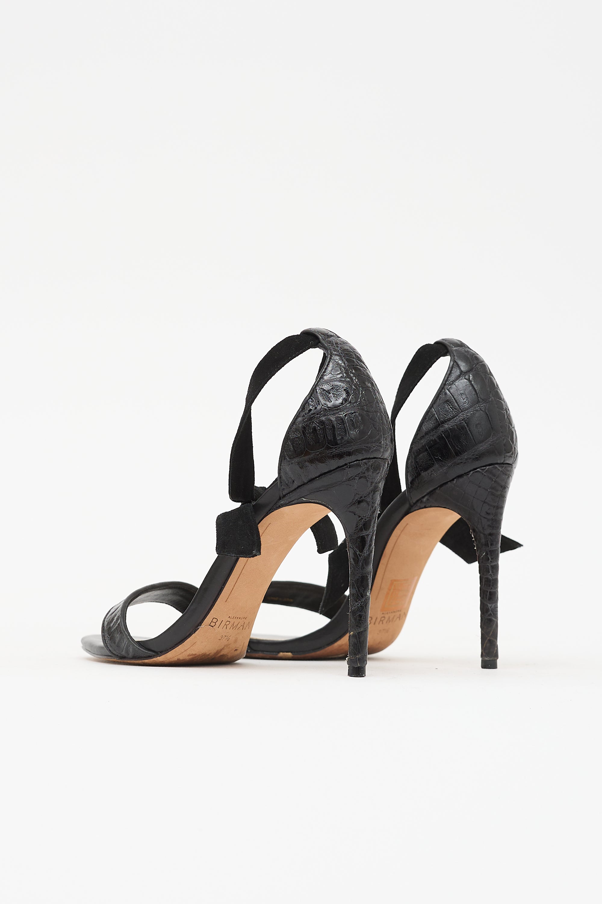 Alexandre Birman Leather & Suede Sandal