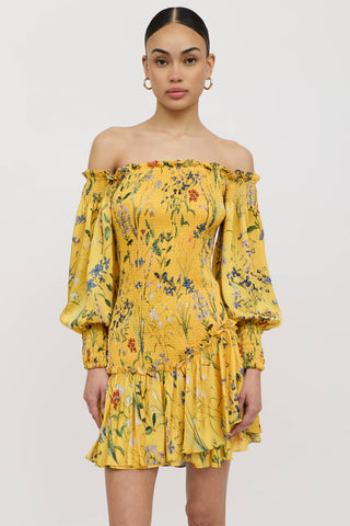 Alexis Smocked Floral Dress