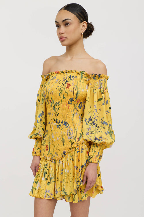 Alexis Smocked Floral Dress