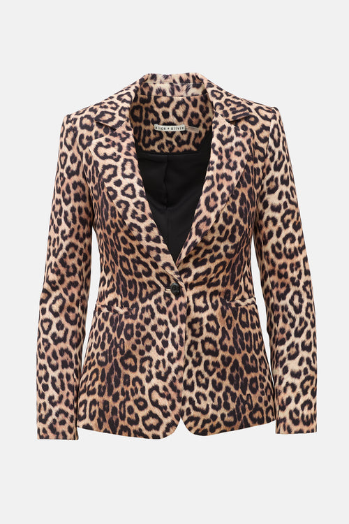 Alice + Olivia Printed Macey Blazer