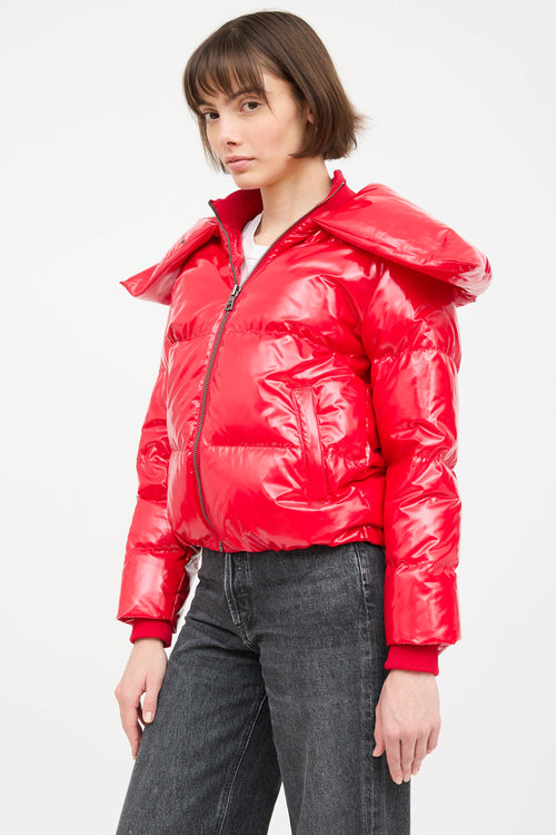 Alice + Olivia Shiny Down Jacket