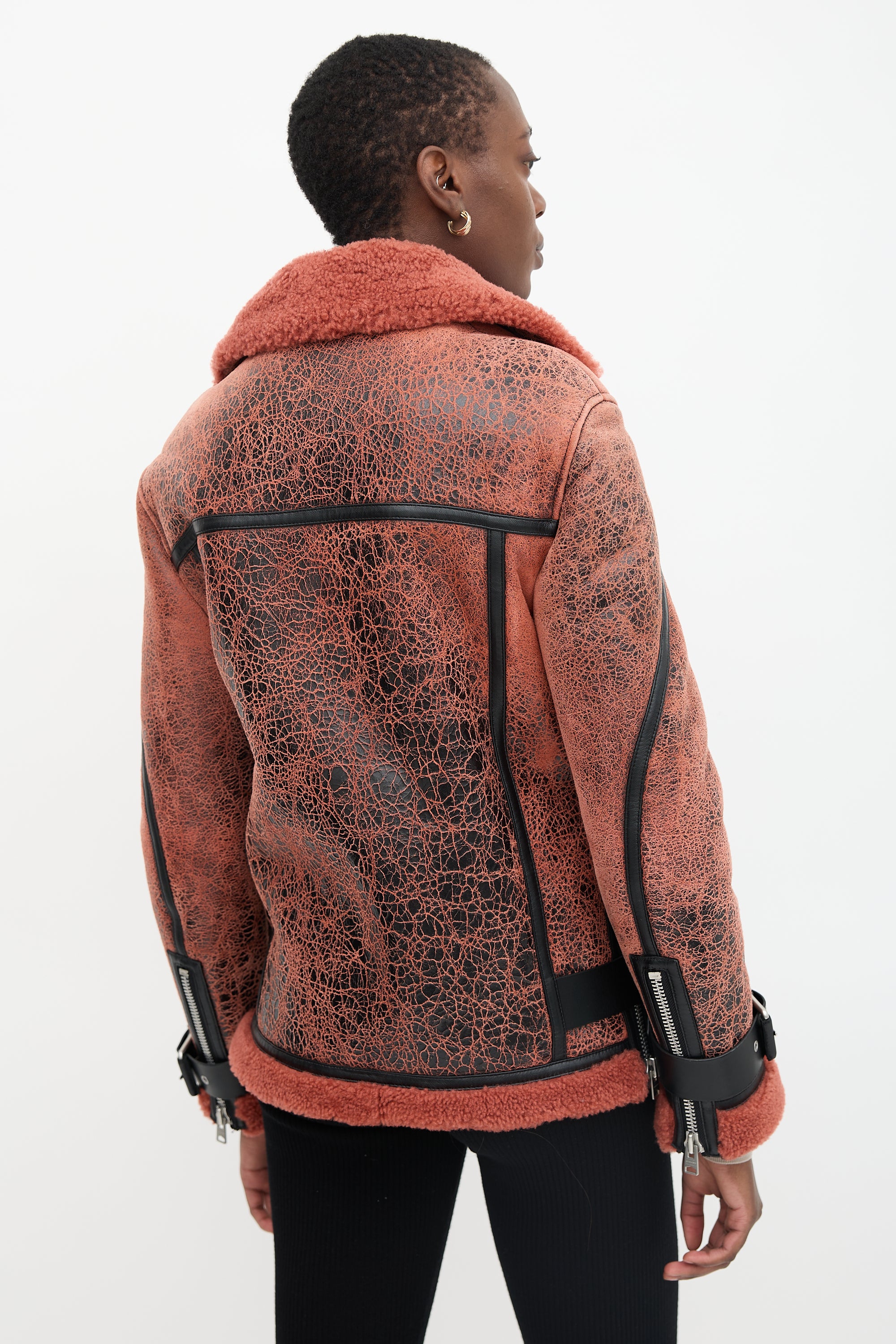All Saints Shearling Hawley Jacket