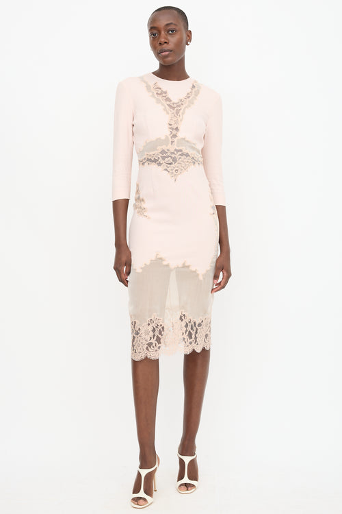 Altuzarra Lace Panel Dress