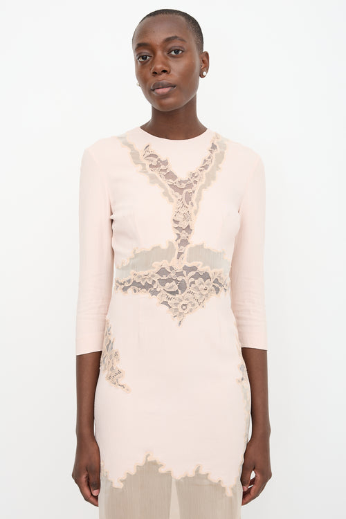 Altuzarra Lace Panel Dress