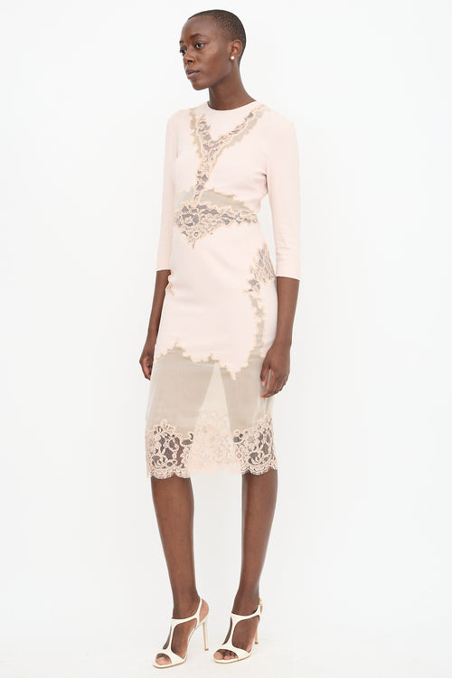 Altuzarra Lace Panel Dress