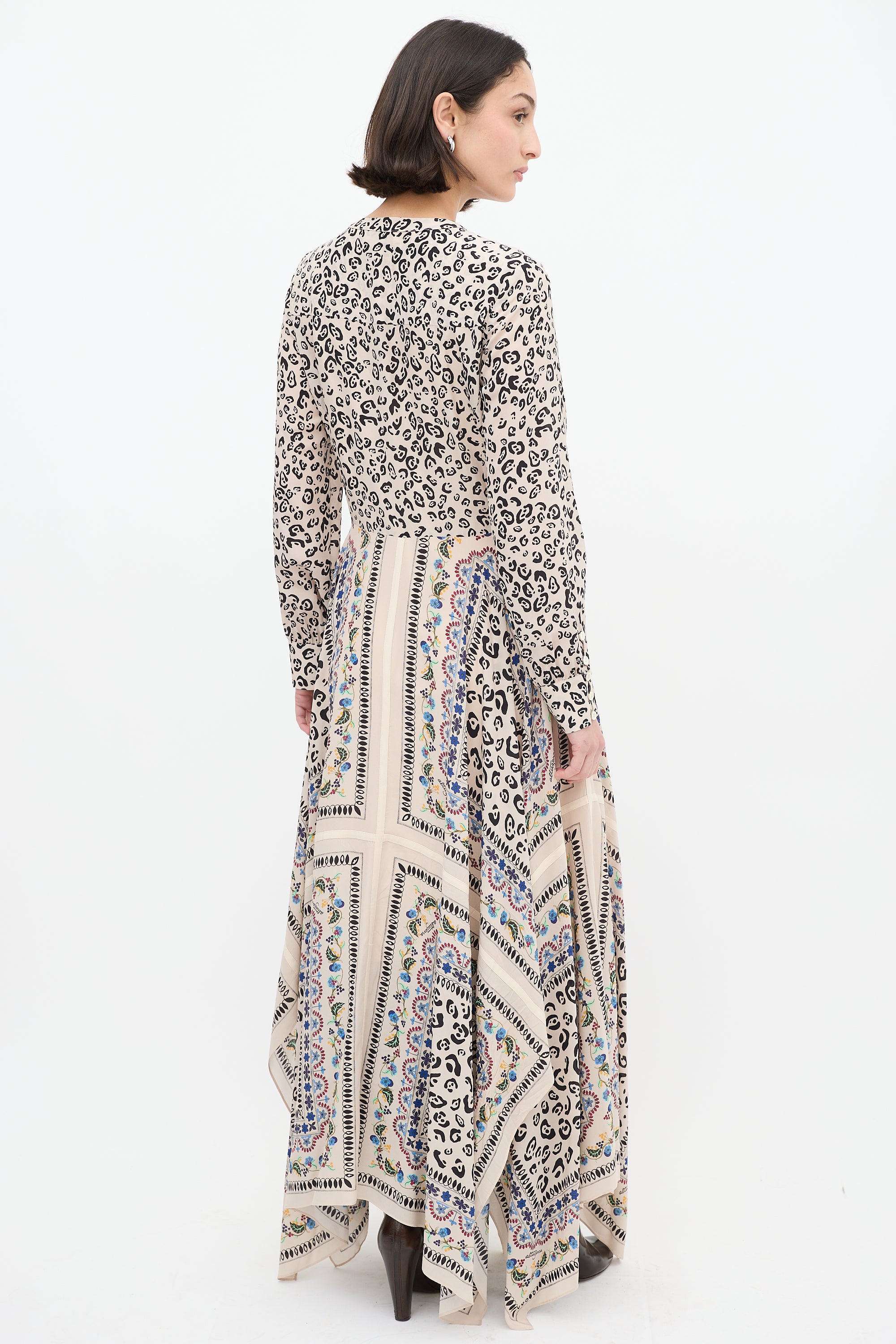 Altuzarra Light Pink & Multi Printed Maxi Dress