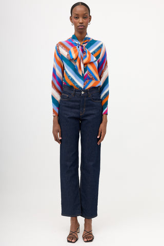 Altuzarra Silk Striped Blouse