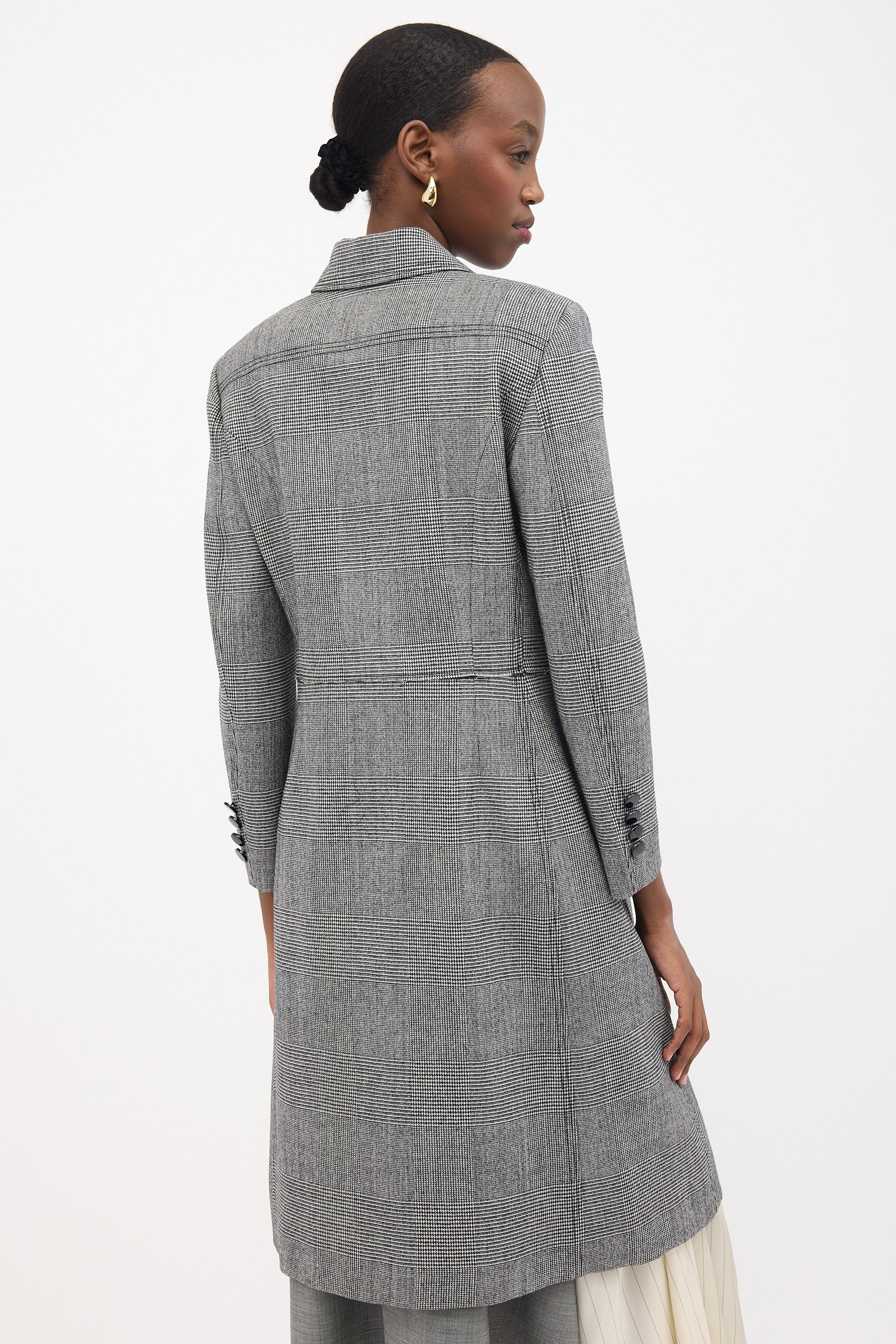 Altuzarra Wool Houndstooth Coat