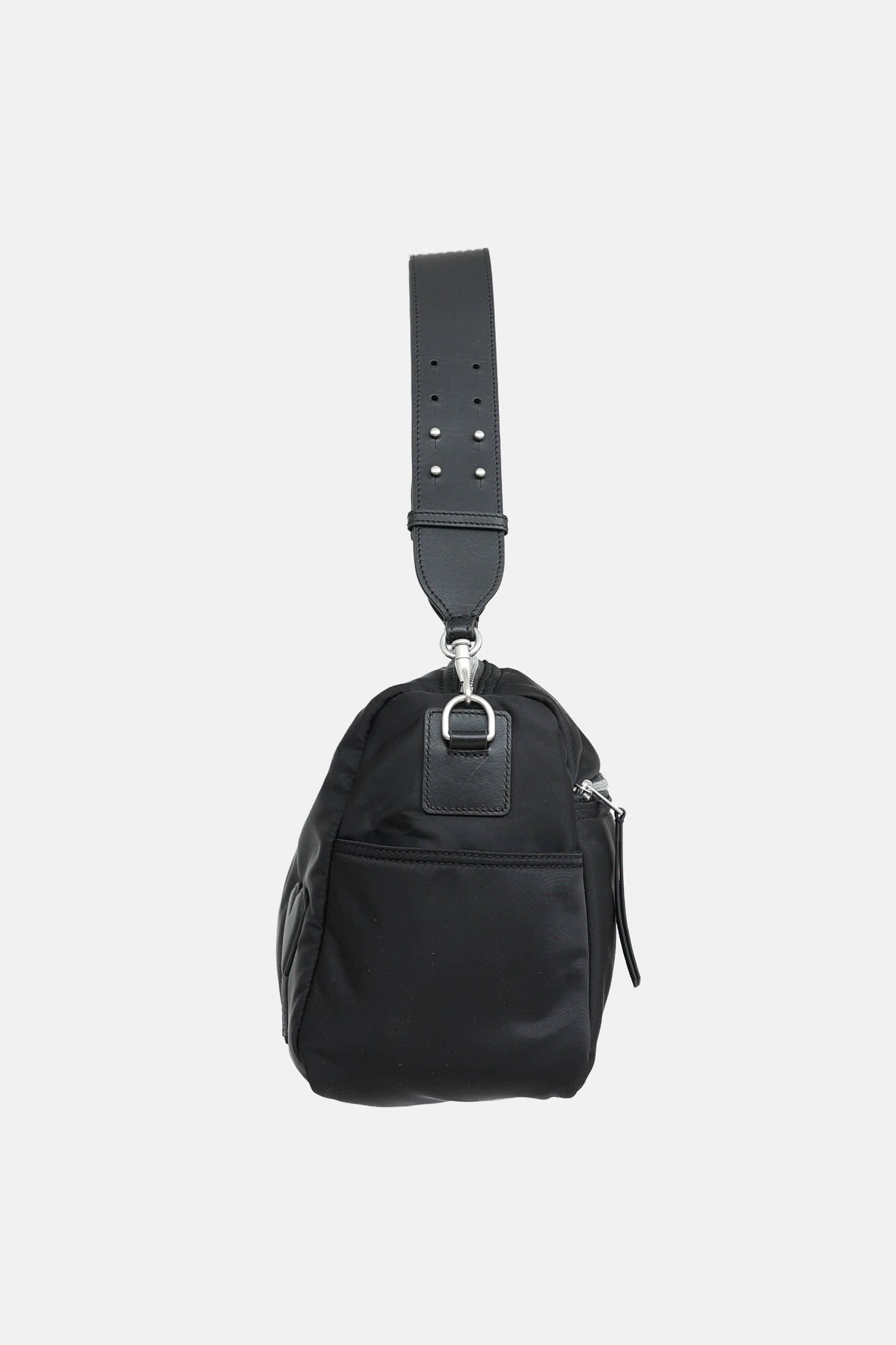 AMI Paris Marcel Nylon Shoulder Bag