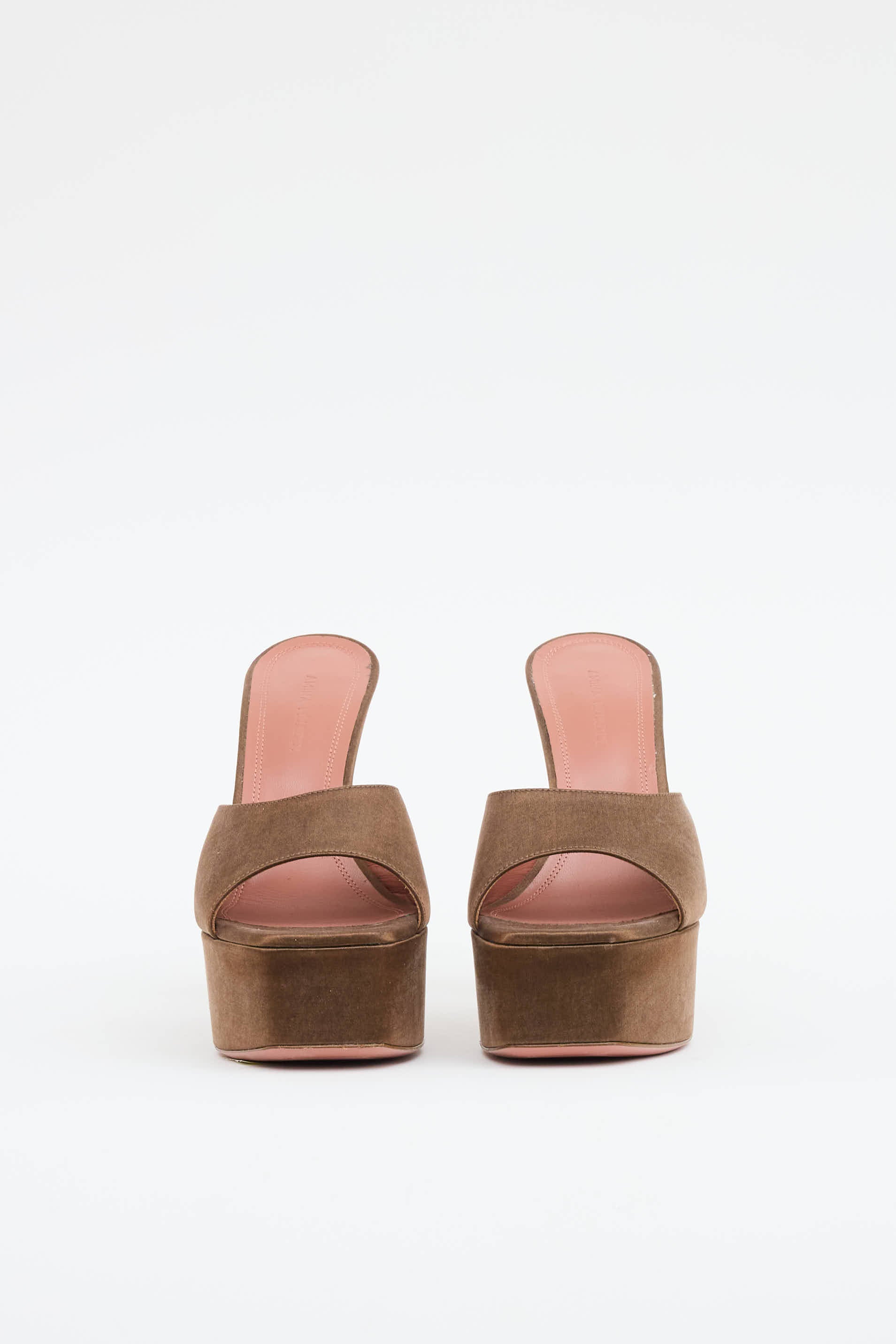 Amina Muaddi Satin Dalida Sandal