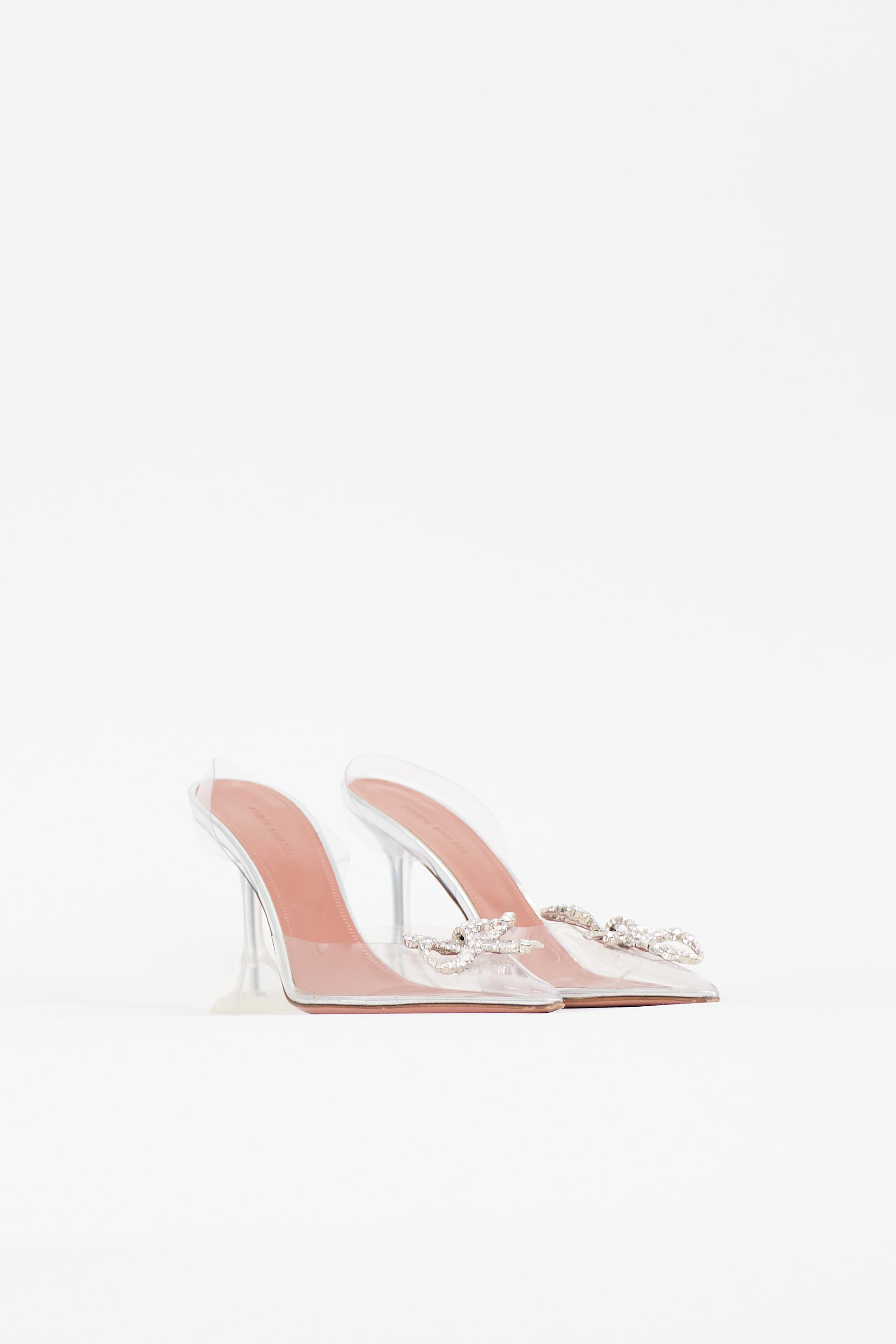 Amina Muaddi PVC Begum Heel