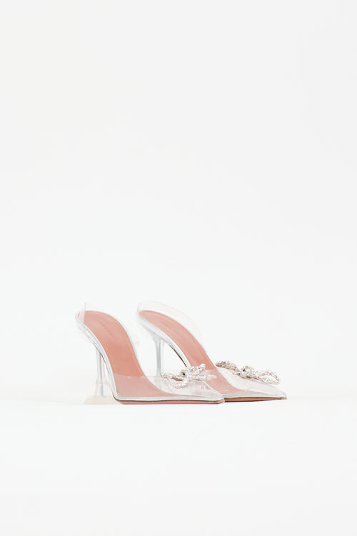 Amina Muaddi PVC Begum Heel