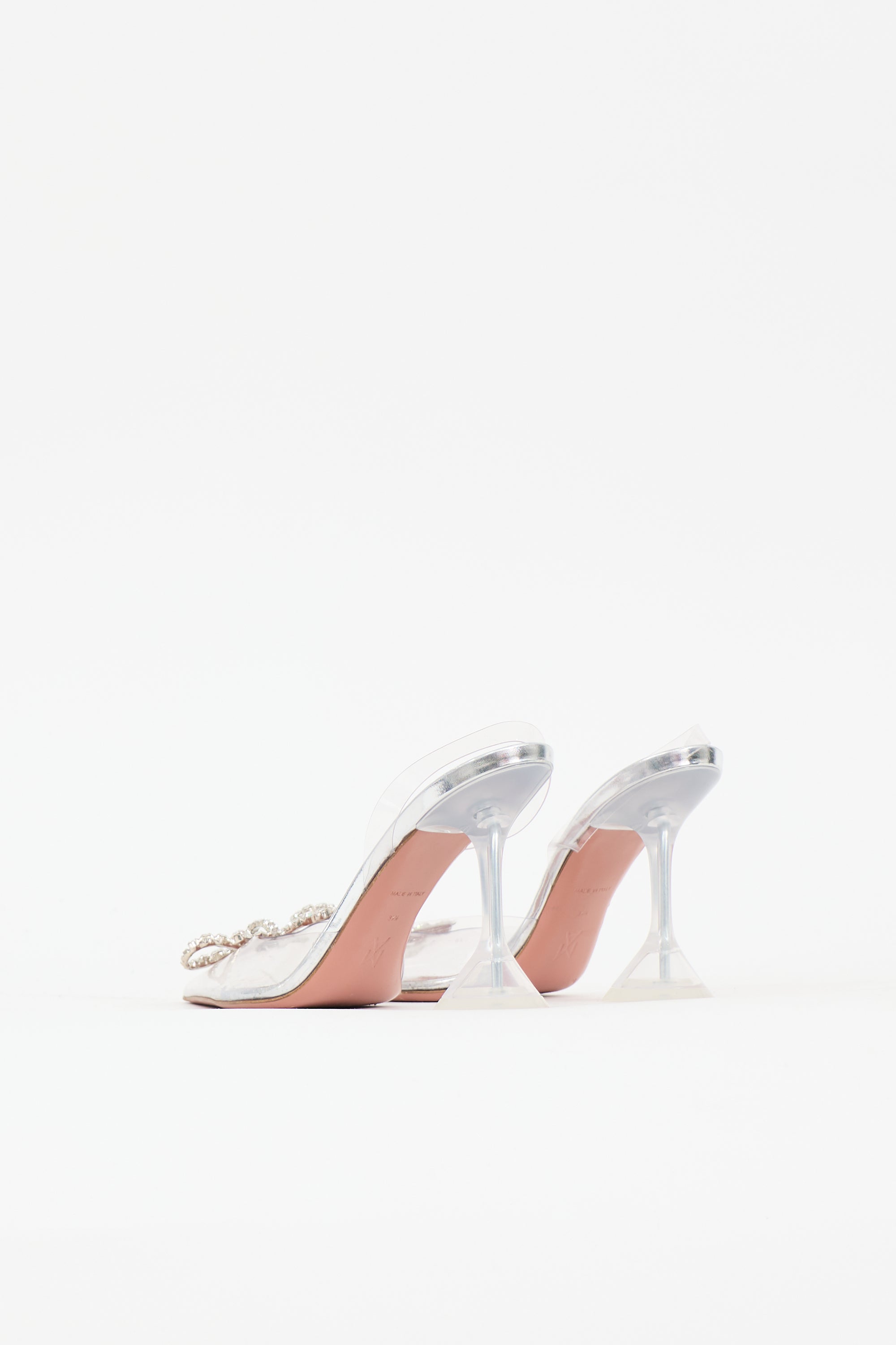 Amina Muaddi PVC Begum Heel