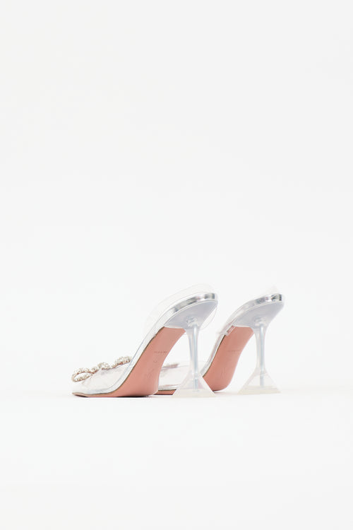 Amina Muaddi PVC Begum Heel