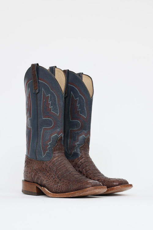 Anderson Bean Caiman Western Boot