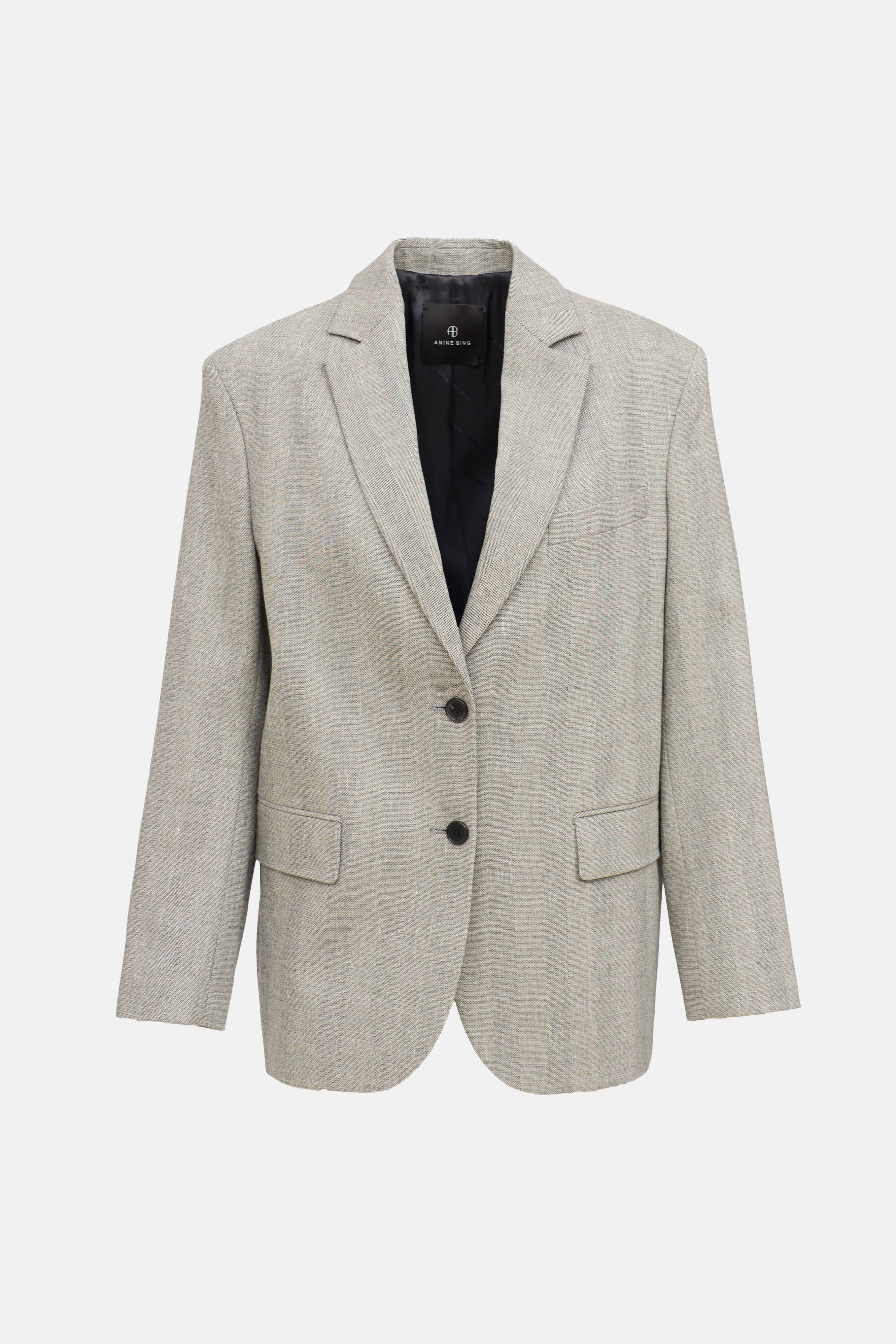 Anine Bing Single Breasted Oversized Blazer