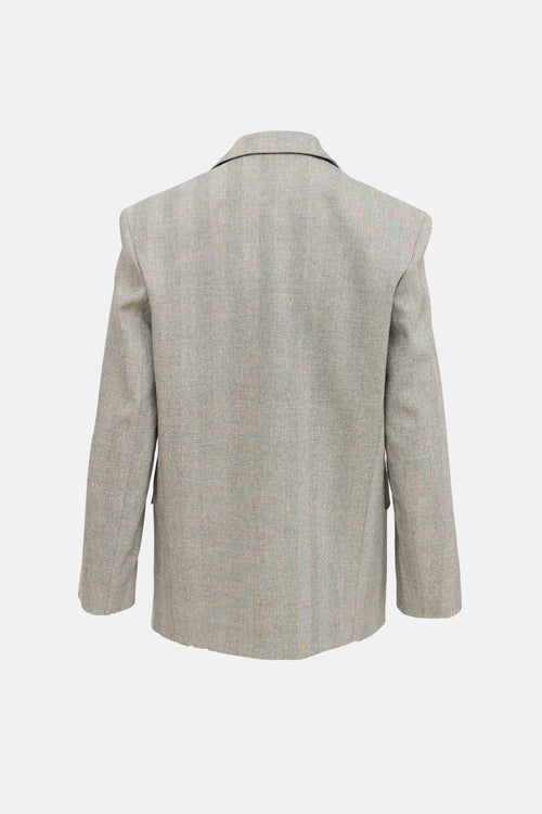 Anine Bing Single Breasted Oversized Blazer