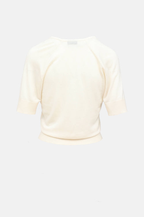 Anine Bing Wool Knit V-Neck Sweater