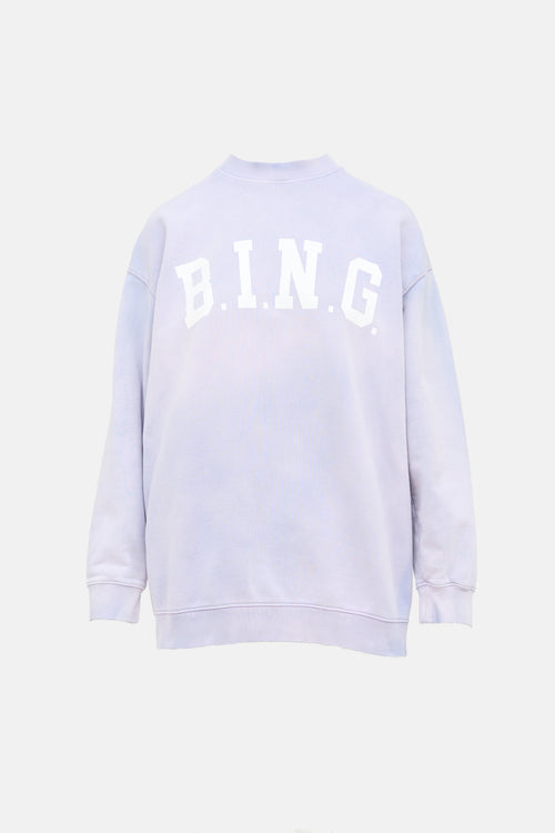 Dyed Graphic Logo Sweatshirt