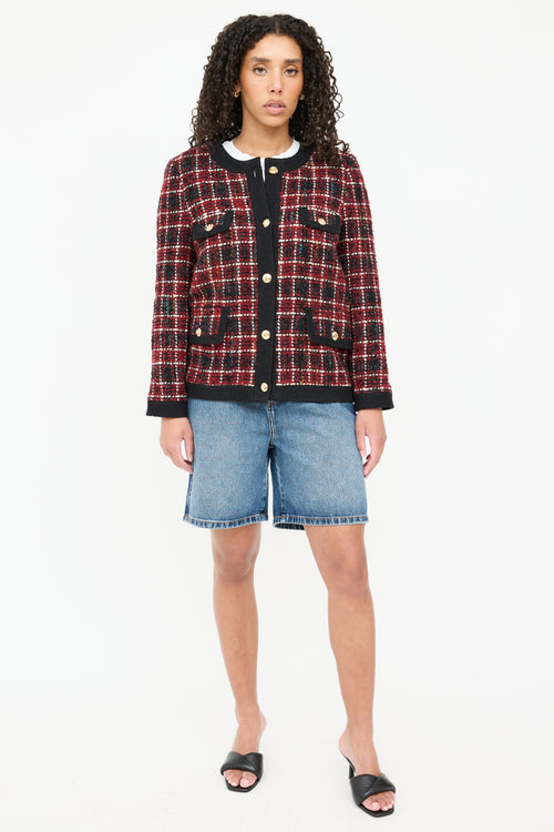Anine Bing Wool Lydia Tweed Jacket