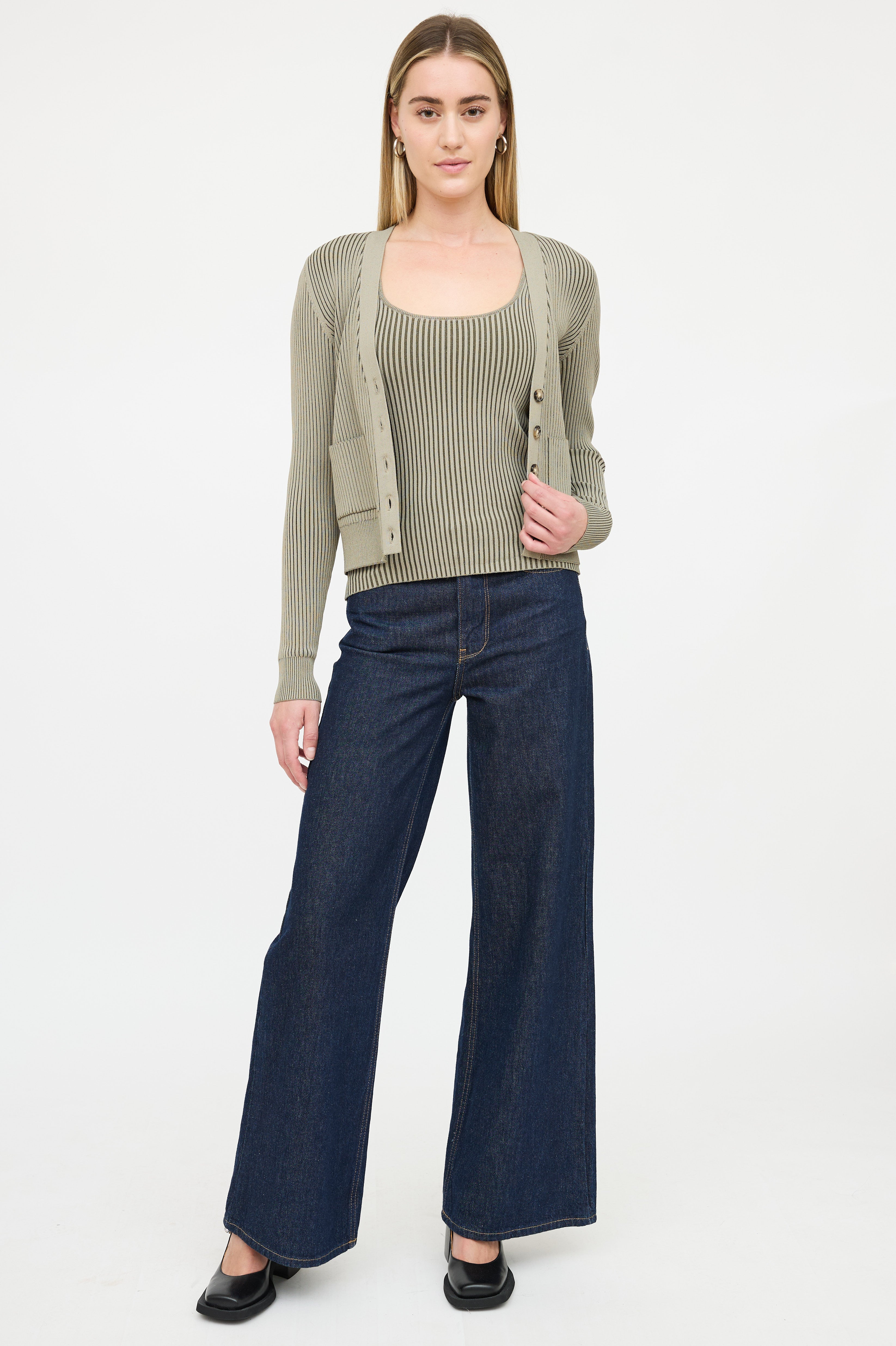 Anine Bing Knit Ribbed Co-Ord Set