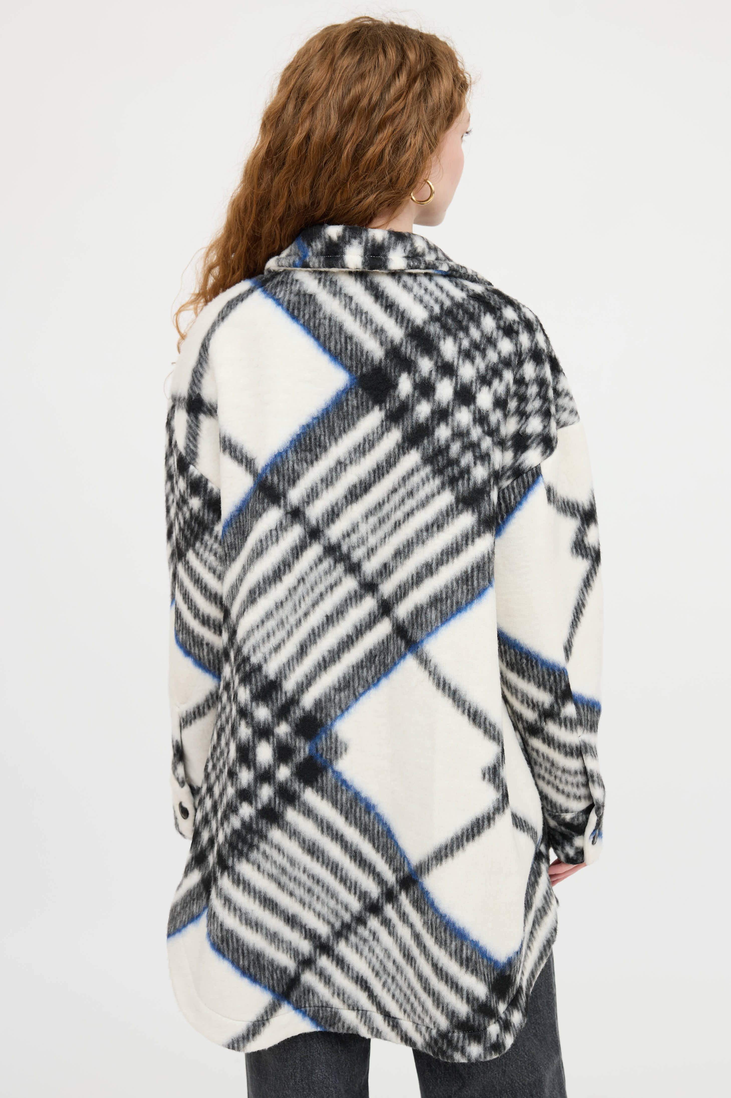 Anine Bing Oakley Plaid Jacket