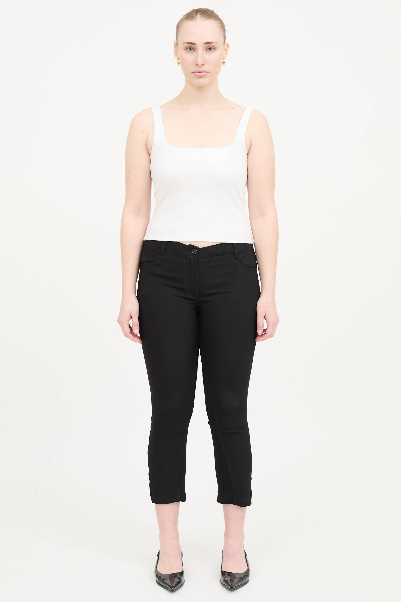 Ann Demeulemeester Skinny Capri Pant