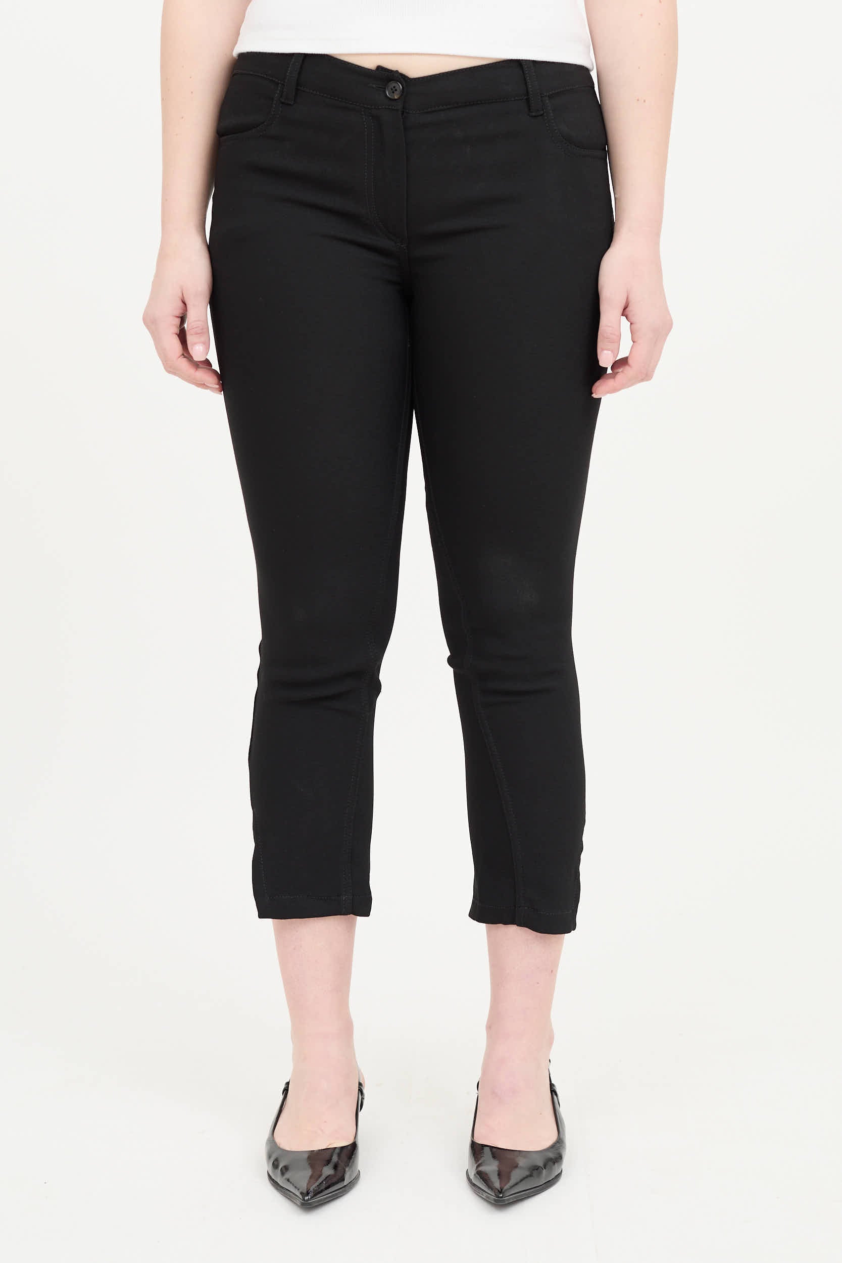 Ann Demeulemeester Skinny Capri Pant