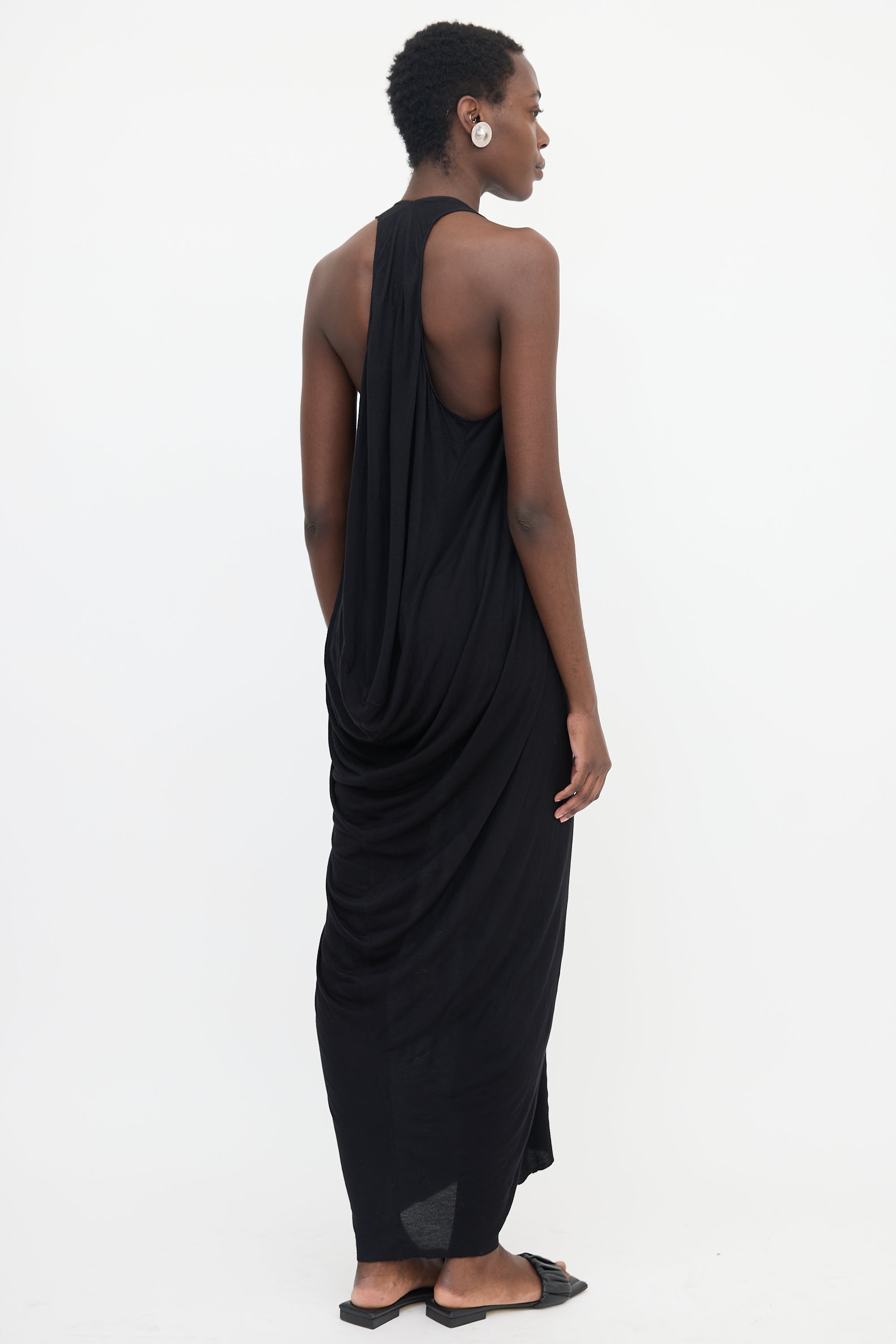 Ann Demeulemeester Crepe Shift Dress