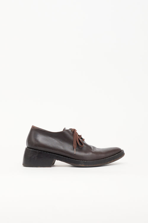Ann Demeulemeester Leather Pointed Derby