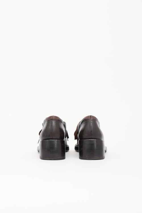 Ann Demeulemeester Leather Pointed Derby