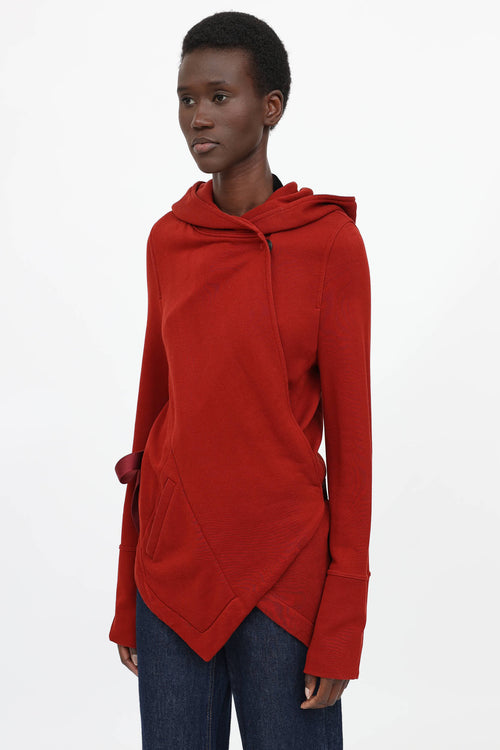 Ann Demeulemeester Hooded Wrap Sweater