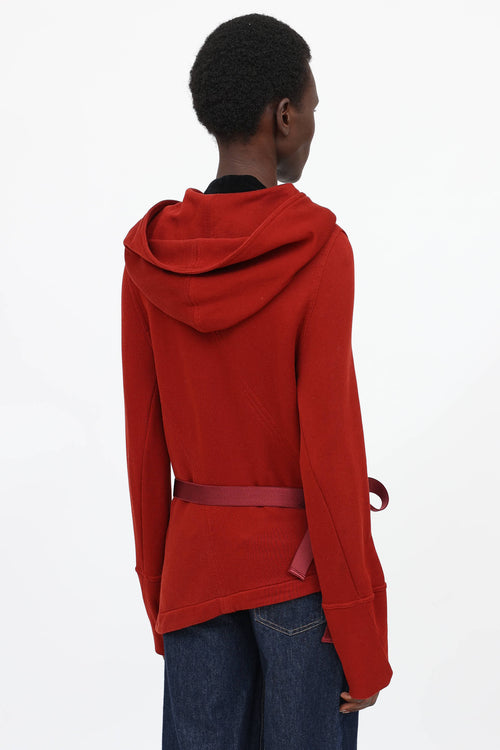 Ann Demeulemeester Hooded Wrap Sweater