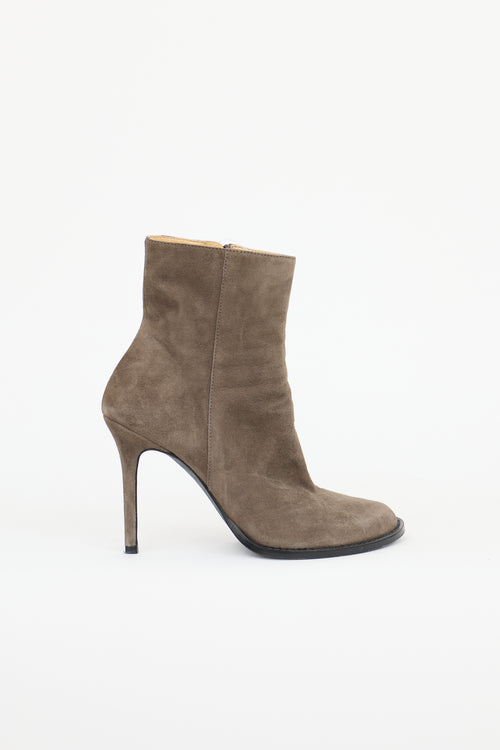 Ann Demeulemeester Suede Ankle Boot