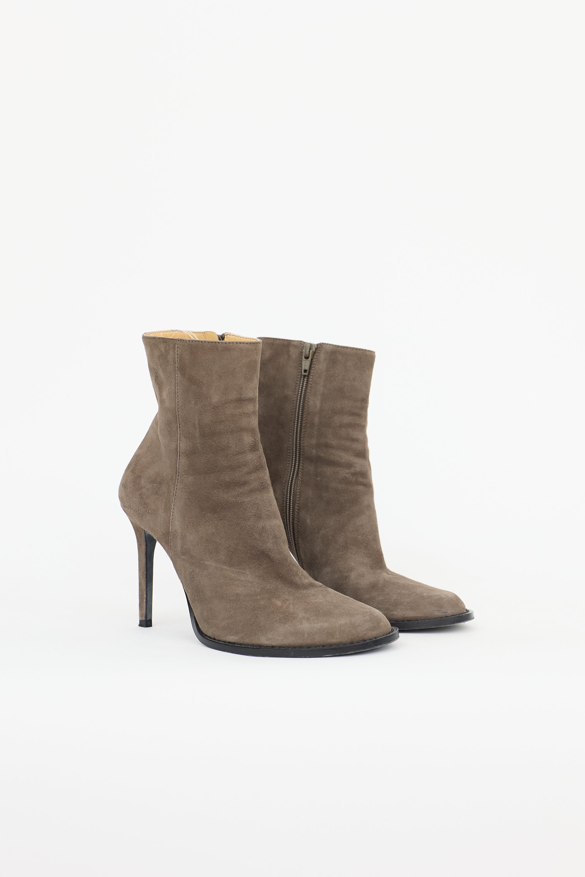 Ann Demeulemeester Suede Ankle Boot