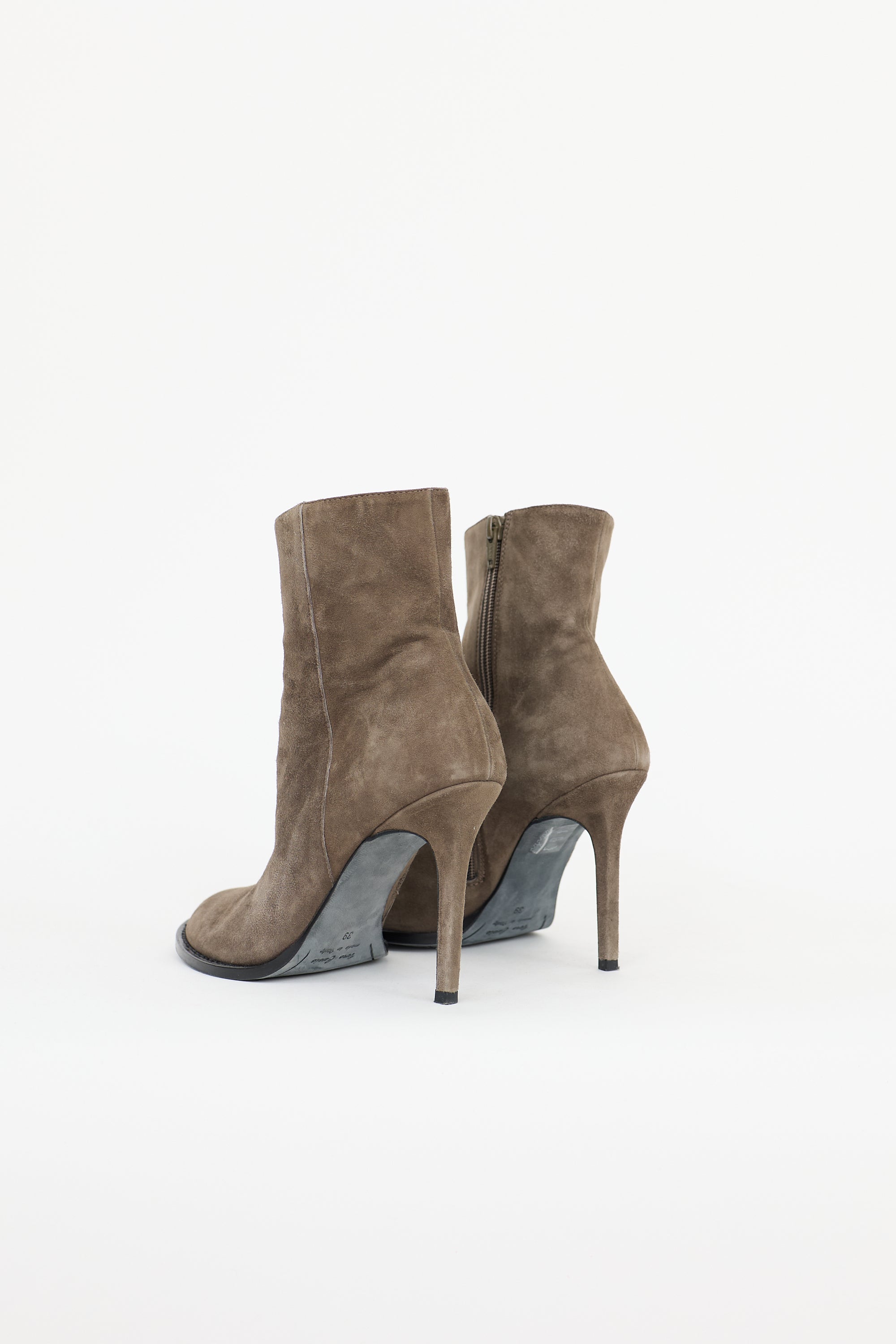 Ann Demeulemeester Suede Ankle Boot