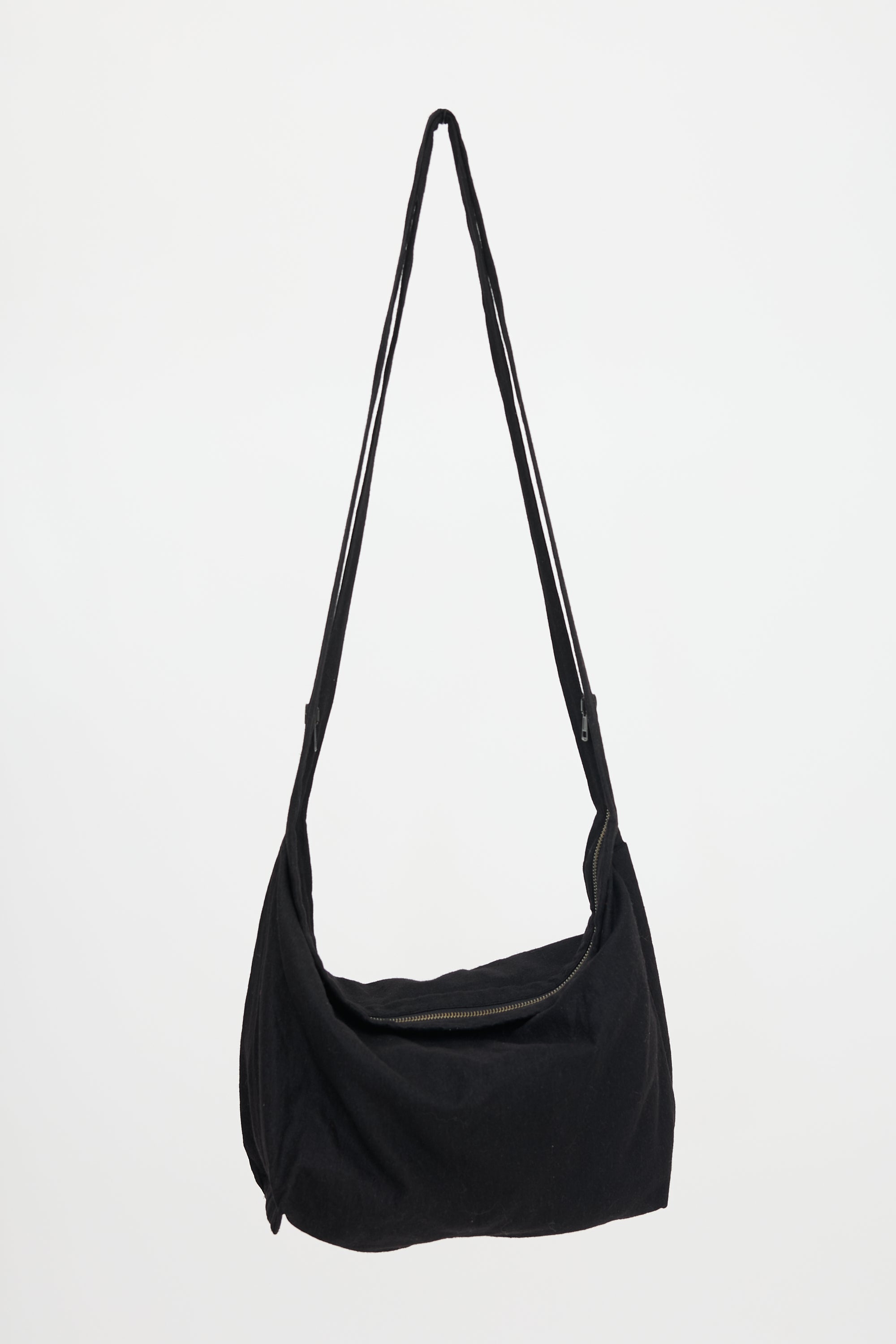 Ann Demeulemeester Felted Wool Messenger Bag