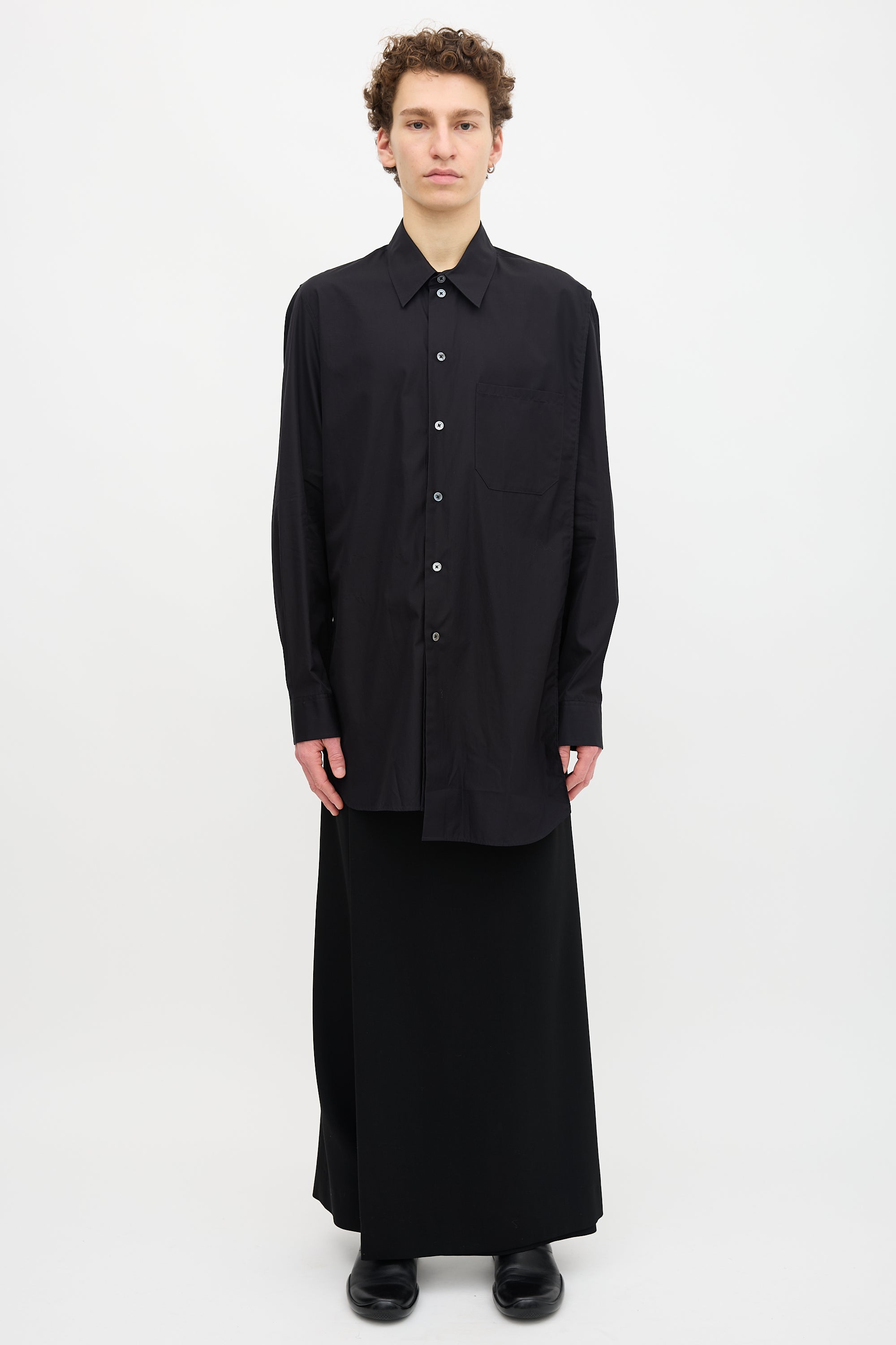 Ann Demeulemeester Layered Button Up Shirt
