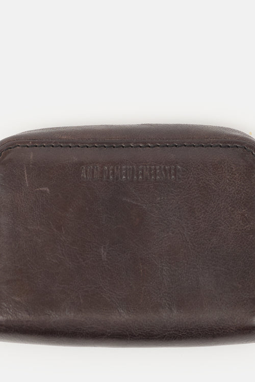 Ann Demeulemeester Leather All Around Zip Wallet