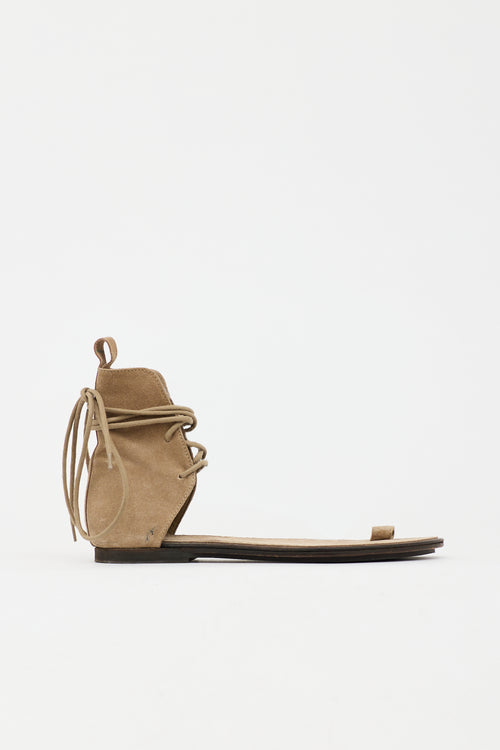 Ann Demeulemeester Suede  Sandal