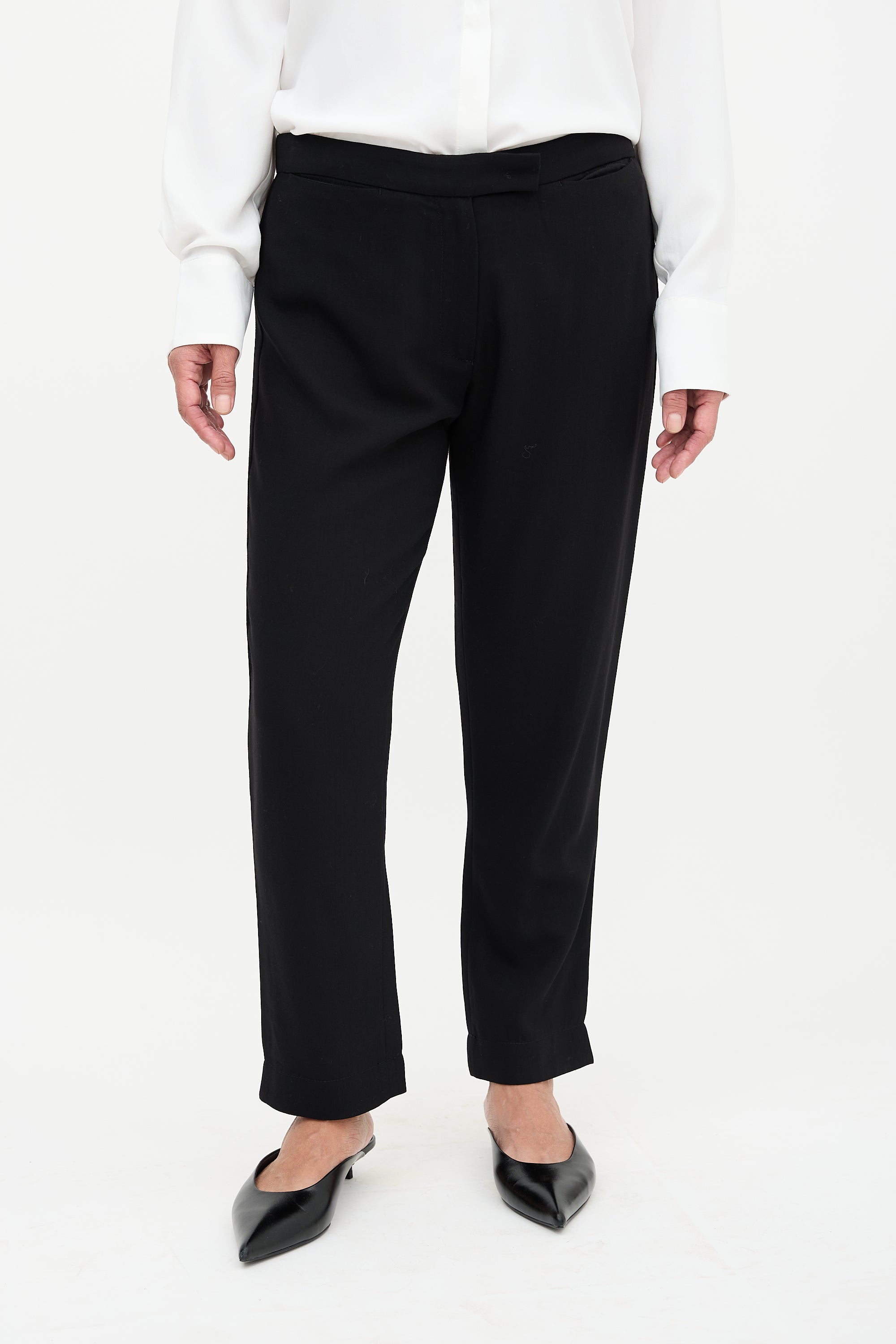 Ann Demeulemeester Wool Tapered Trouser